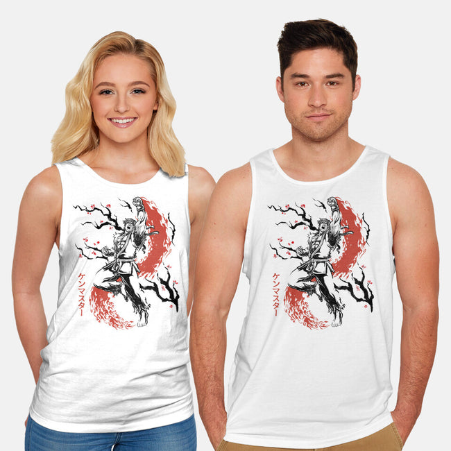Scarlet Flame Ken Sumi-E-Unisex-Basic-Tank-Astrobot Invention