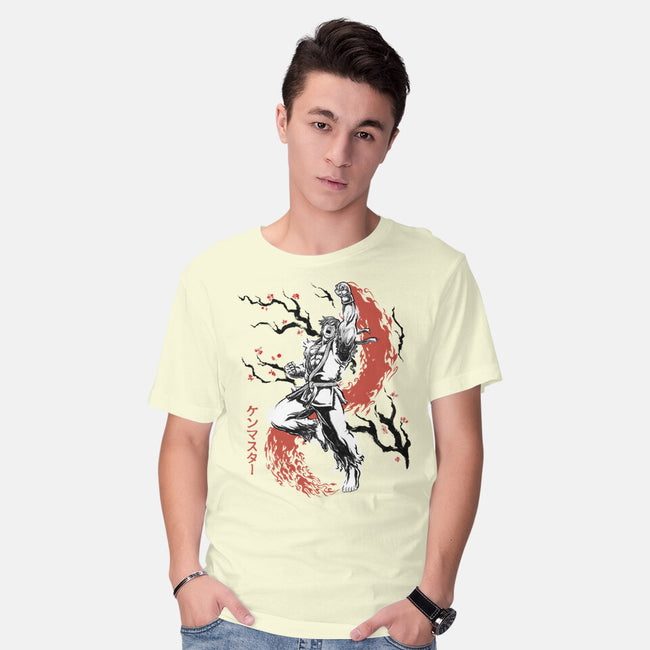 Scarlet Flame Ken Sumi-E-Mens-Basic-Tee-Astrobot Invention