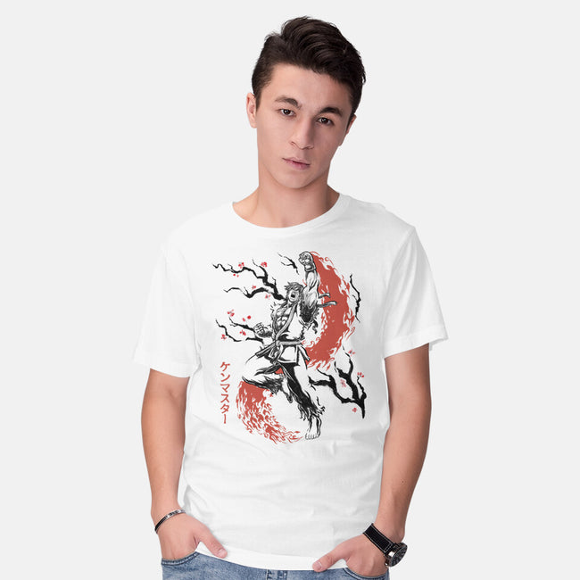 Scarlet Flame Ken Sumi-E-Mens-Basic-Tee-Astrobot Invention