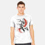 Scarlet Flame Ken Sumi-E-Mens-Heavyweight-Tee-Astrobot Invention