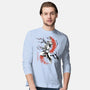 Scarlet Flame Ken Sumi-E-Mens-Long Sleeved-Tee-Astrobot Invention
