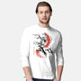 Scarlet Flame Ken Sumi-E-Mens-Long Sleeved-Tee-Astrobot Invention