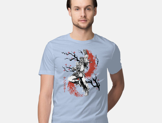 Scarlet Flame Ken Sumi-E