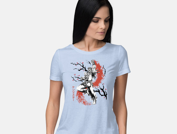 Scarlet Flame Ken Sumi-E
