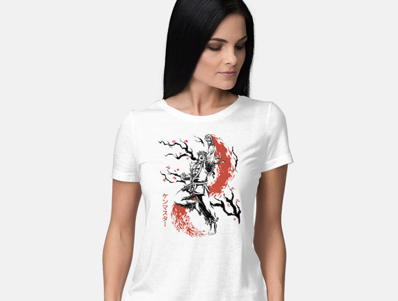Scarlet Flame Ken Sumi-E