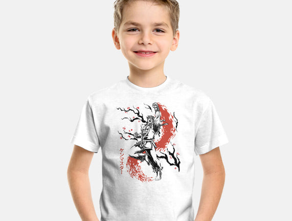 Scarlet Flame Ken Sumi-E