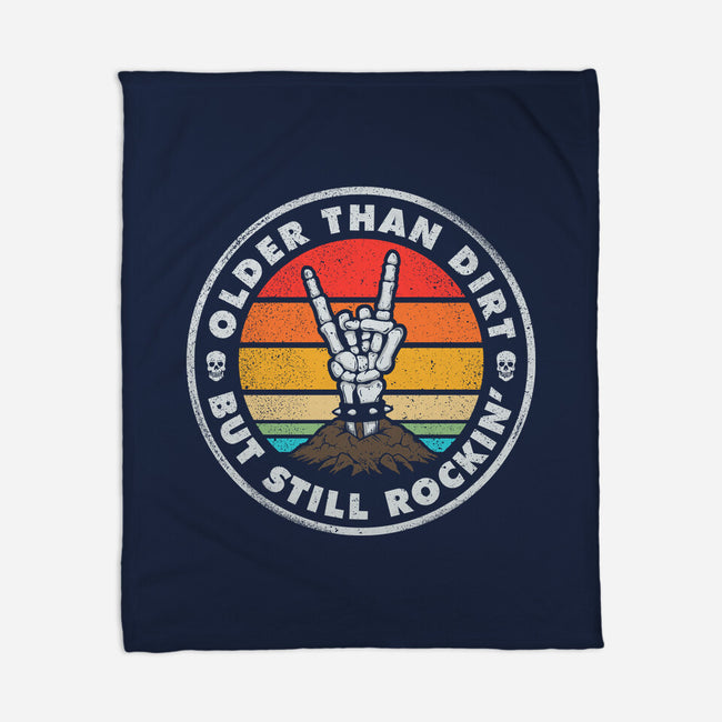 Older Than Dirt-None-Fleece-Blanket-NMdesign