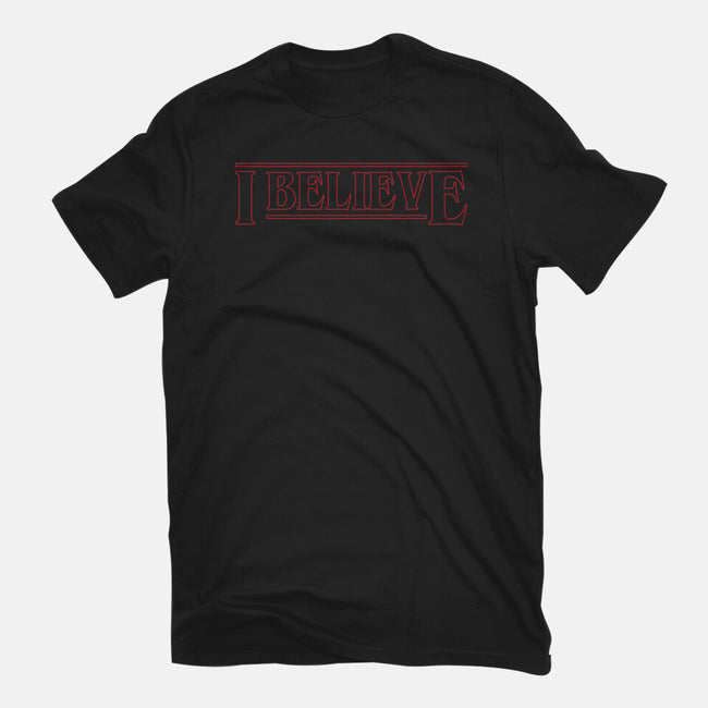 I Believe ST-Womens-Fitted-Tee-DrMonekers