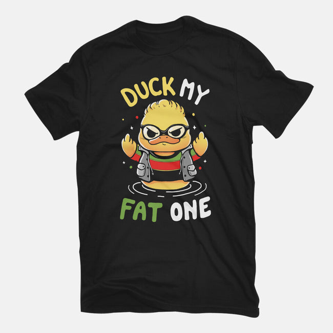 Duck My Fat One-Unisex-Basic-Tee-Vallina84