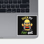 Duck My Fat One-None-Glossy-Sticker-Vallina84