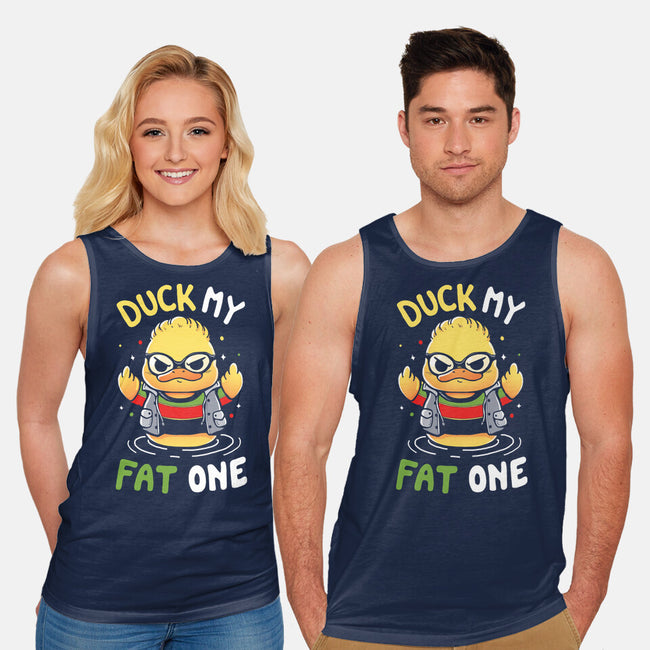 Duck My Fat One-Unisex-Basic-Tank-Vallina84