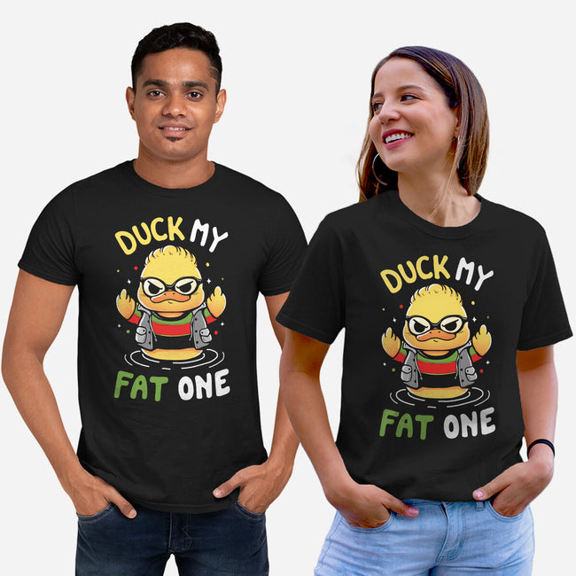 Duck My Fat One-Unisex-Basic-Tee-Vallina84