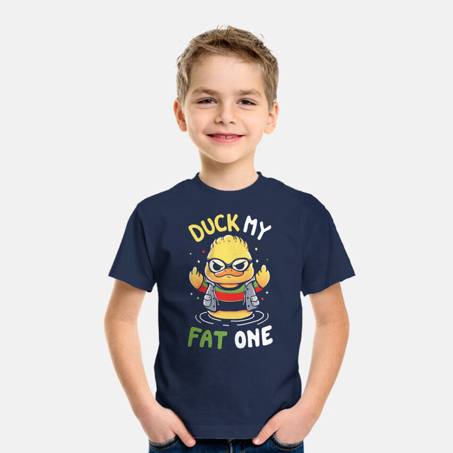 Duck My Fat One-Youth-Basic-Tee-Vallina84