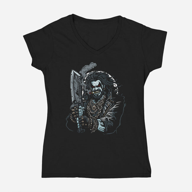 Built For Chaos-Womens-V-Neck-Tee-AndreusD