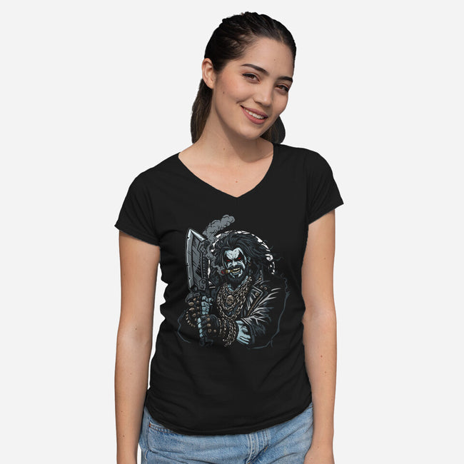 Built For Chaos-Womens-V-Neck-Tee-AndreusD