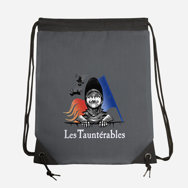 Les Tauntérables-None-Drawstring-Bag-DrawnByBryan