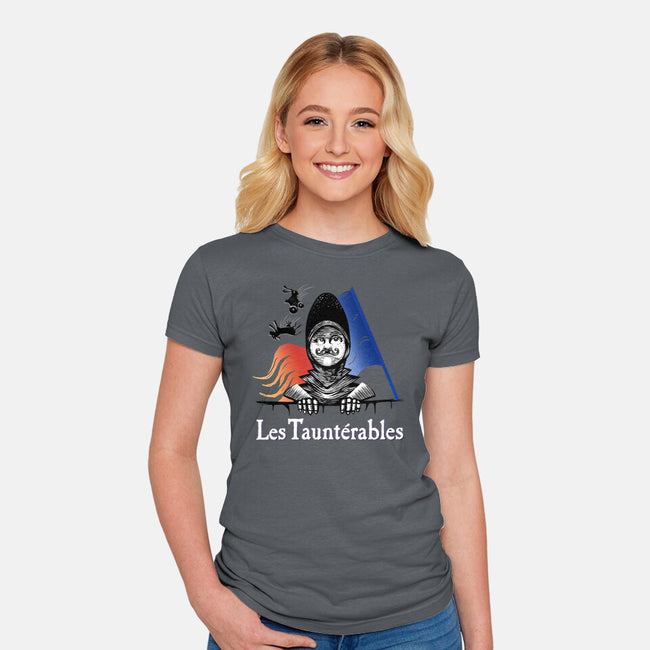 Les Tauntérables-Womens-Fitted-Tee-DrawnByBryan