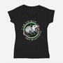 Unique And Beautiful-Womens-V-Neck-Tee-SubBass49