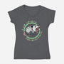 Unique And Beautiful-Womens-V-Neck-Tee-SubBass49
