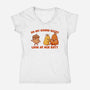 Oh My Gourd Becky-Womens-V-Neck-Tee-SubBass49