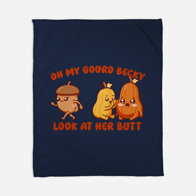Oh My Gourd Becky-None-Fleece-Blanket-SubBass49
