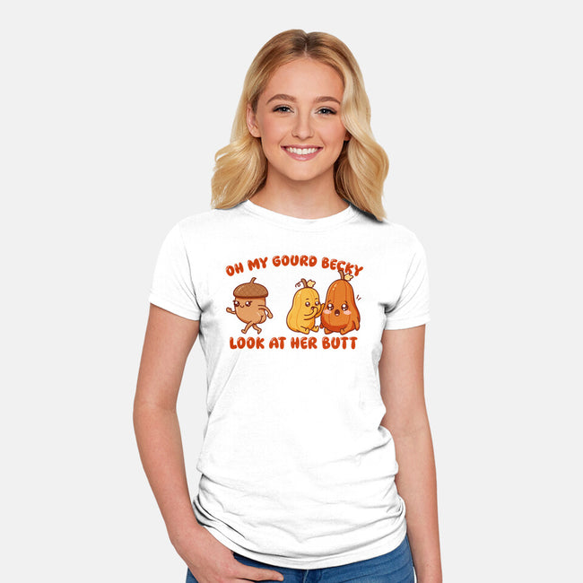 Oh My Gourd Becky-Womens-Fitted-Tee-SubBass49
