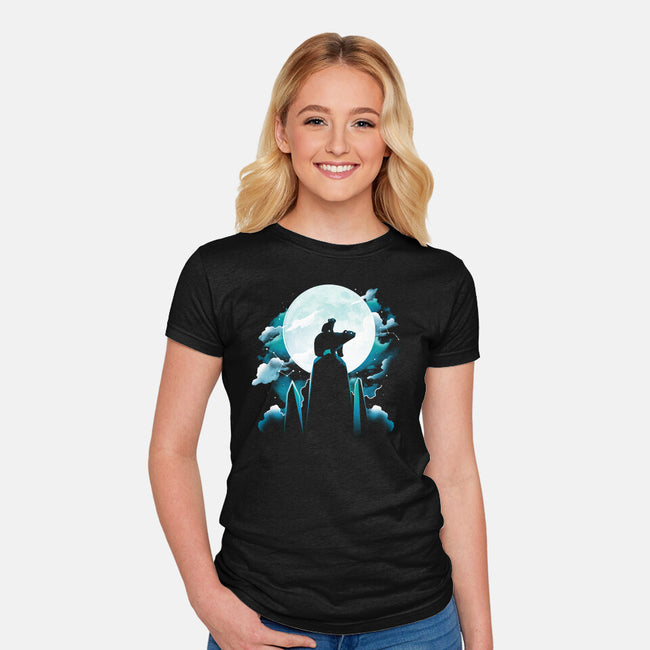 Ursa Stars-Womens-Fitted-Tee-Vallina84