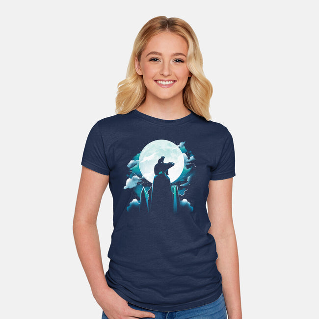 Ursa Stars-Womens-Fitted-Tee-Vallina84