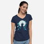 Ursa Stars-Womens-V-Neck-Tee-Vallina84