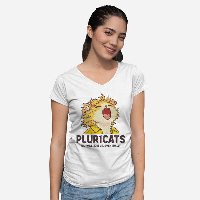 You Will Join Us-Womens-V-Neck-Tee-NMdesign