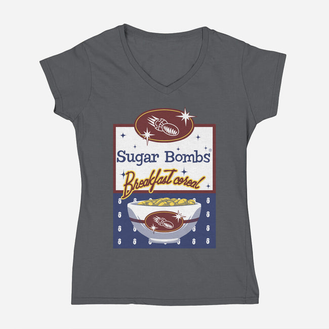 Sugarbombs-Womens-V-Neck-Tee-rmatix