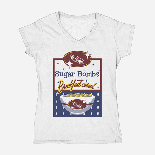 Sugarbombs-Womens-V-Neck-Tee-rmatix