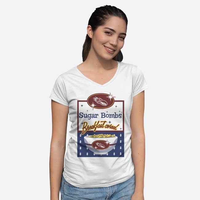 Sugarbombs-Womens-V-Neck-Tee-rmatix