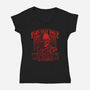 Smile Upside Down-Womens-V-Neck-Tee-tjost