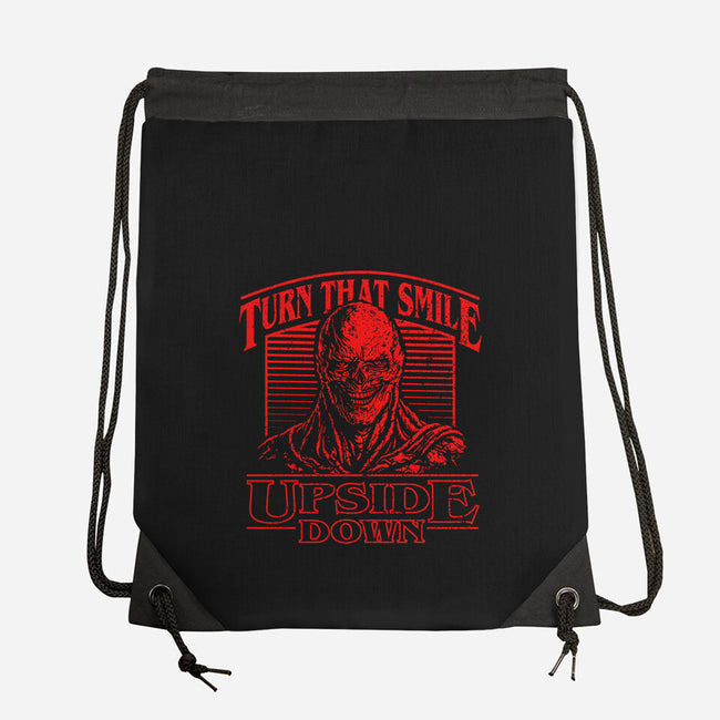 Smile Upside Down-None-Drawstring-Bag-tjost