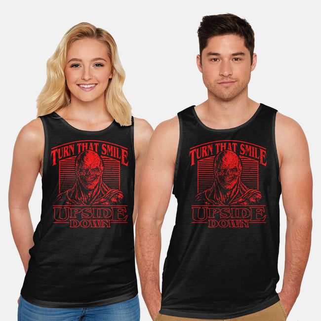 Smile Upside Down-Unisex-Basic-Tank-tjost