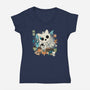 Yokat-Womens-V-Neck-Tee-Freecheese