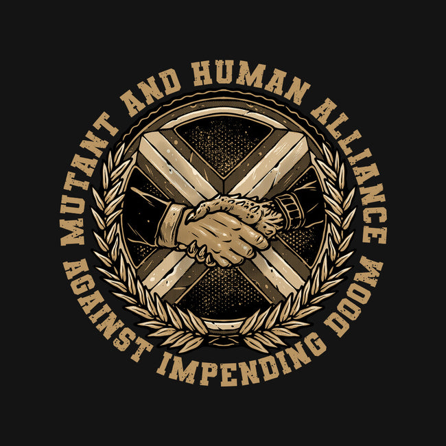 Mutant And Human Alliance-Youth-Pullover-Sweatshirt-glitchygorilla