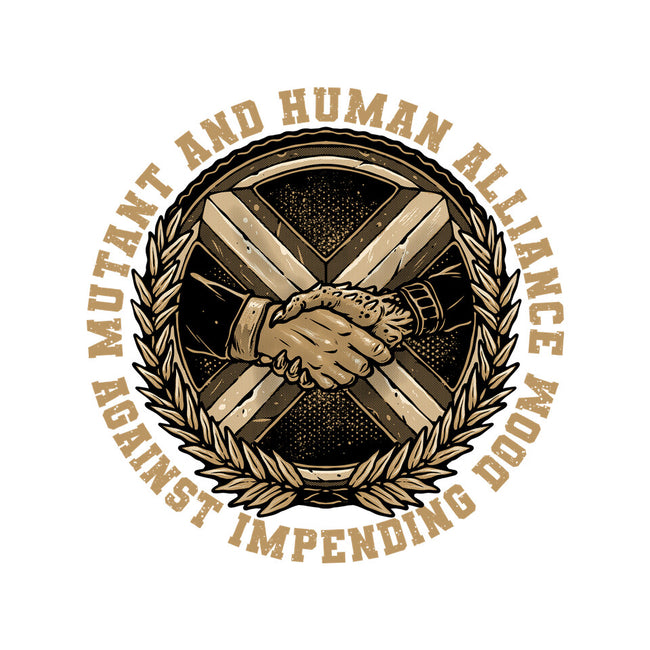 Mutant And Human Alliance-Youth-Pullover-Sweatshirt-glitchygorilla