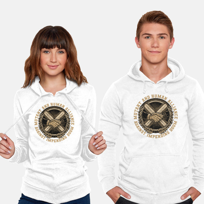Mutant And Human Alliance-Unisex-Pullover-Sweatshirt-glitchygorilla
