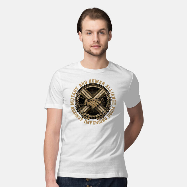 Mutant And Human Alliance-Mens-Premium-Tee-glitchygorilla