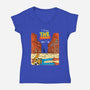I Shot The Sheriff-Womens-V-Neck-Tee-imisko