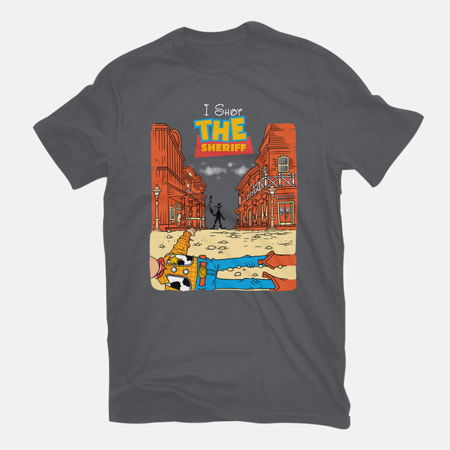 I Shot The Sheriff-Womens-Fitted-Tee-imisko