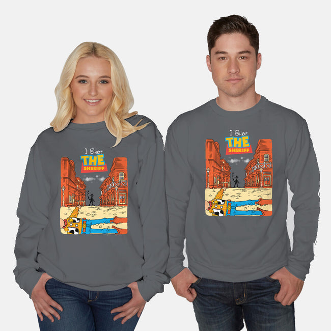 I Shot The Sheriff-Unisex-Crew Neck-Sweatshirt-imisko