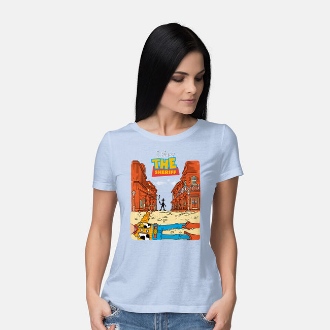 I Shot The Sheriff-Womens-Basic-Tee-imisko