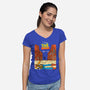 I Shot The Sheriff-Womens-V-Neck-Tee-imisko