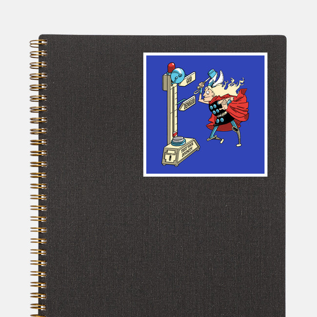 God Or Demigod-None-Glossy-Sticker-imisko