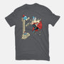 God Or Demigod-Womens-Fitted-Tee-imisko