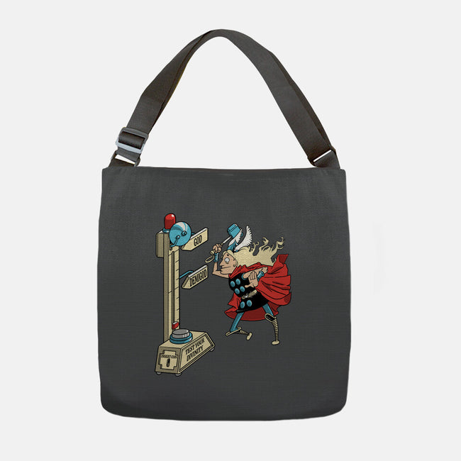 God Or Demigod-None-Adjustable Tote-Bag-imisko