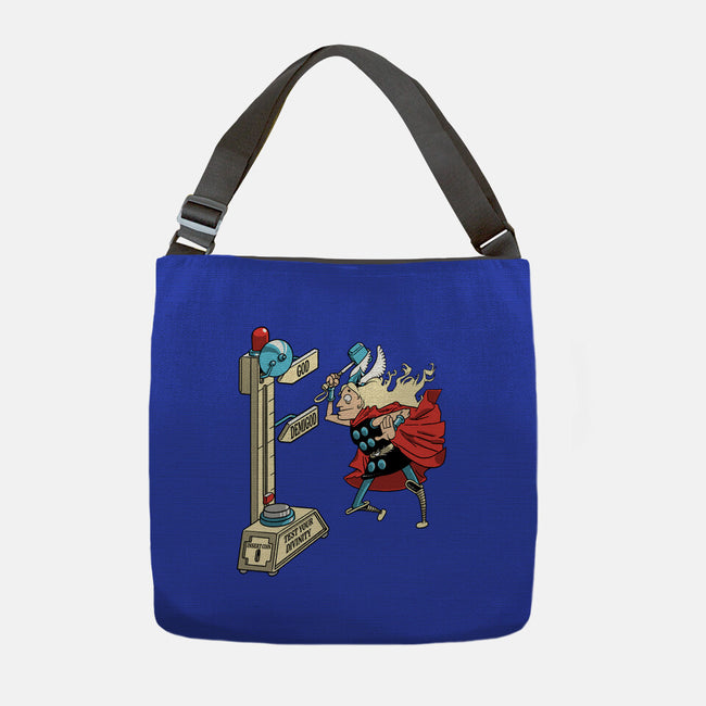 God Or Demigod-None-Adjustable Tote-Bag-imisko